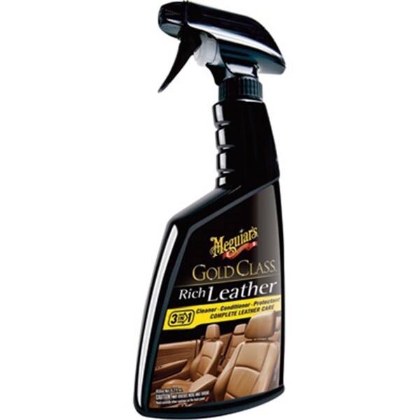 Meguiars Gold Class Rich Leather Cleaner & Conditioner Spray - 16oz, Model No. G-10916 157454 - main